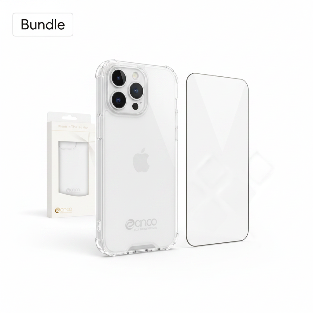 anco Protect Case iPhone 14 Pro Max Bundle mit Panzerglas