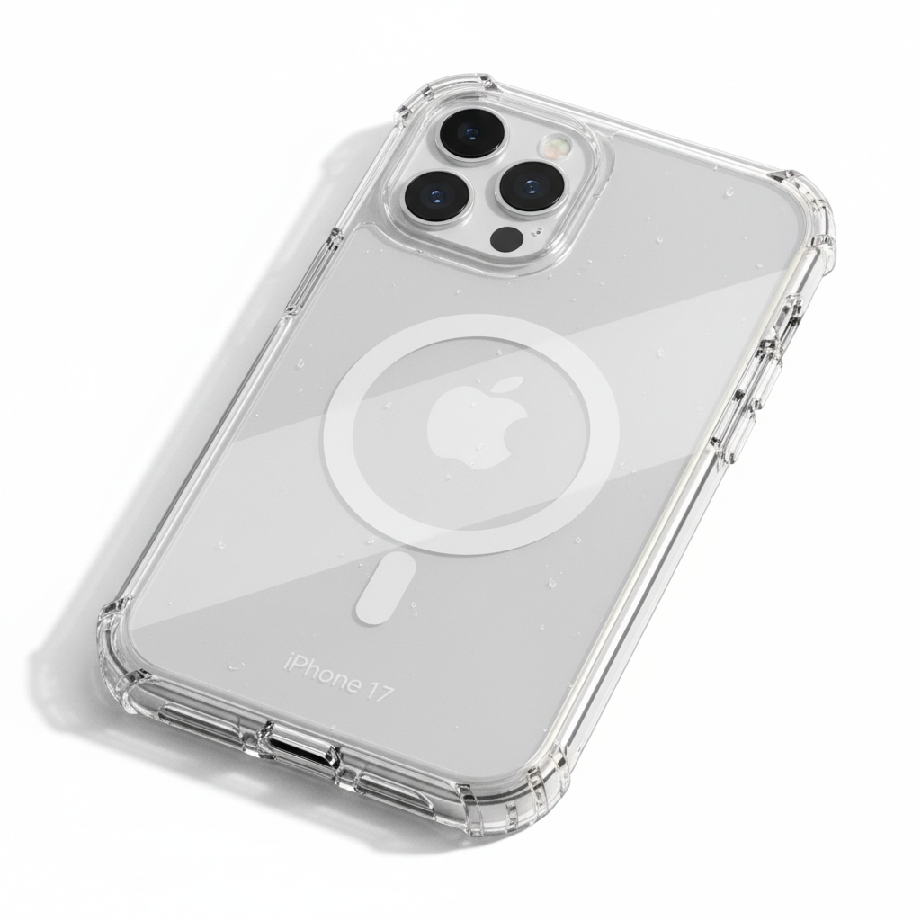 4smarts Hybrid Case Ibiza iPhone 17 – MagSafe Detail transparent