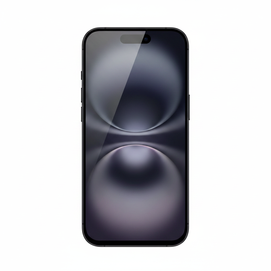 anco 9H Fullscreen Panzerglas Apple iPhone 16 Plus – Lifestyle flat lay