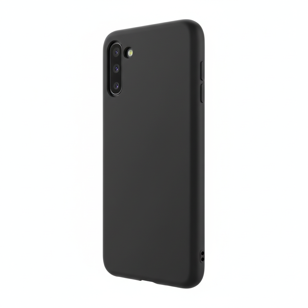 anco Dark Case Samsung Galaxy A57 5G Black – Schrägansicht