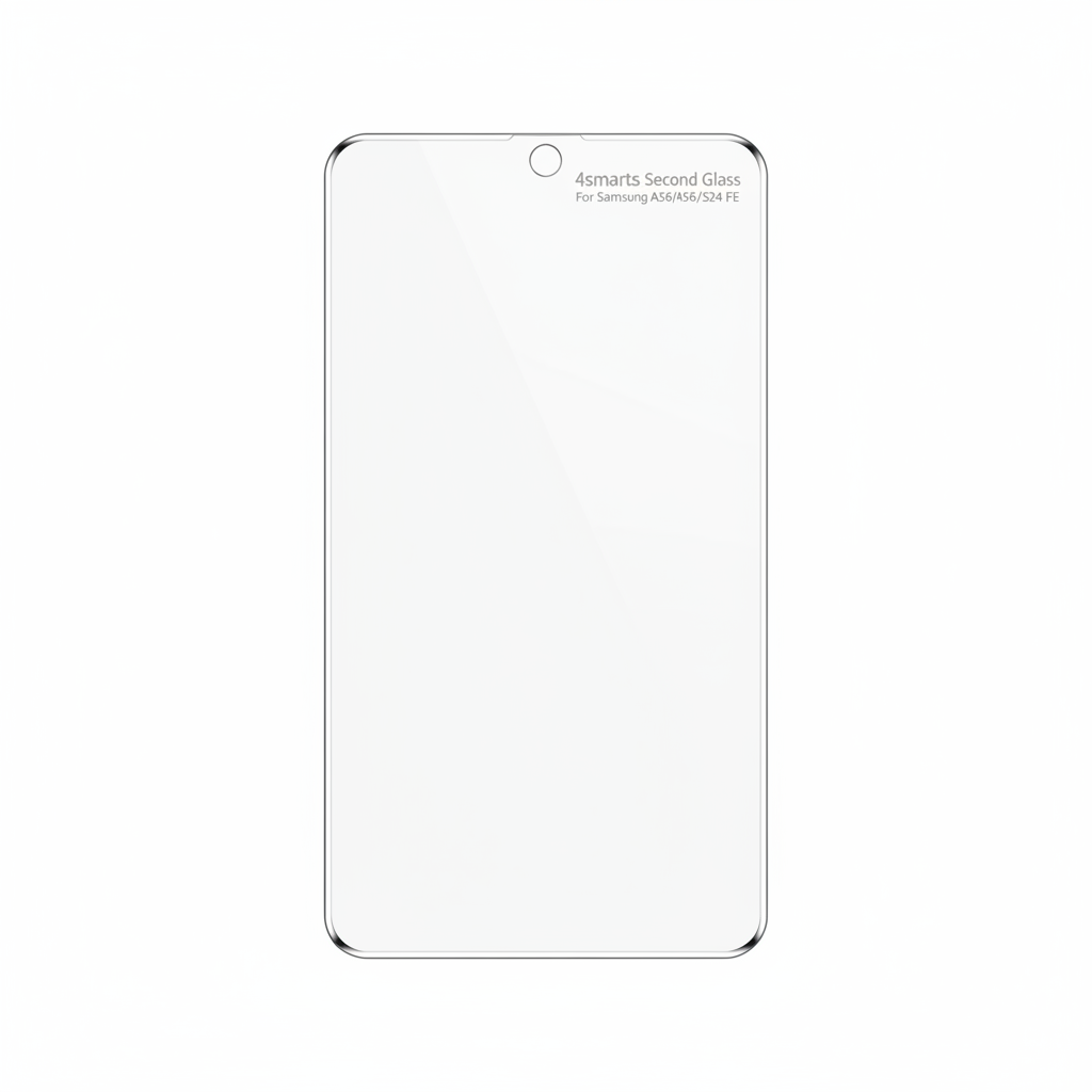 4smarts Second Glass Panzerglas Samsung Galaxy A36 A56 S24 FE – Frontansicht