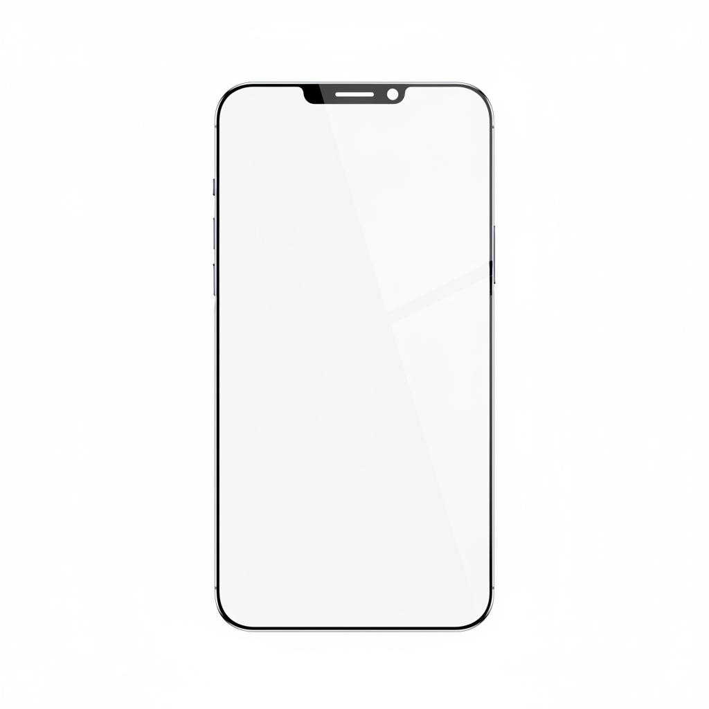 anco 9H Panzerglas Fullscreen iPhone 16 Pro Max 17 Pro Max – Glas Flat Lay