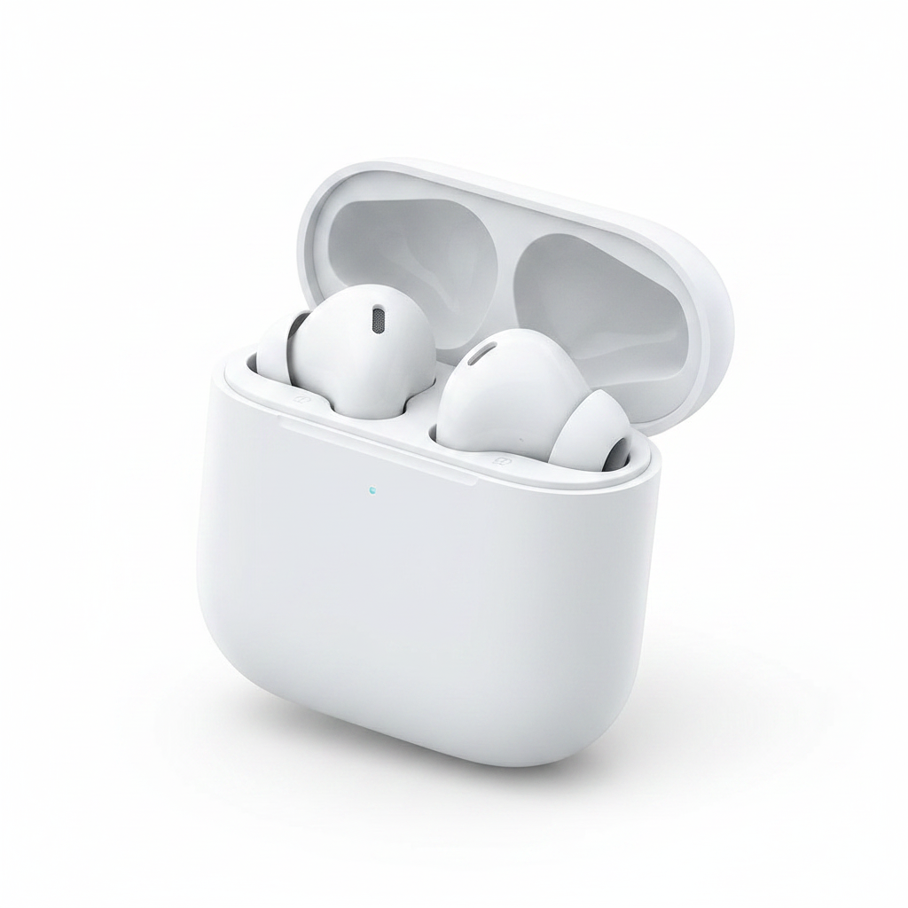Xiaomi Redmi Buds 6 Active – Ladecase geöffnet mit Earbuds
