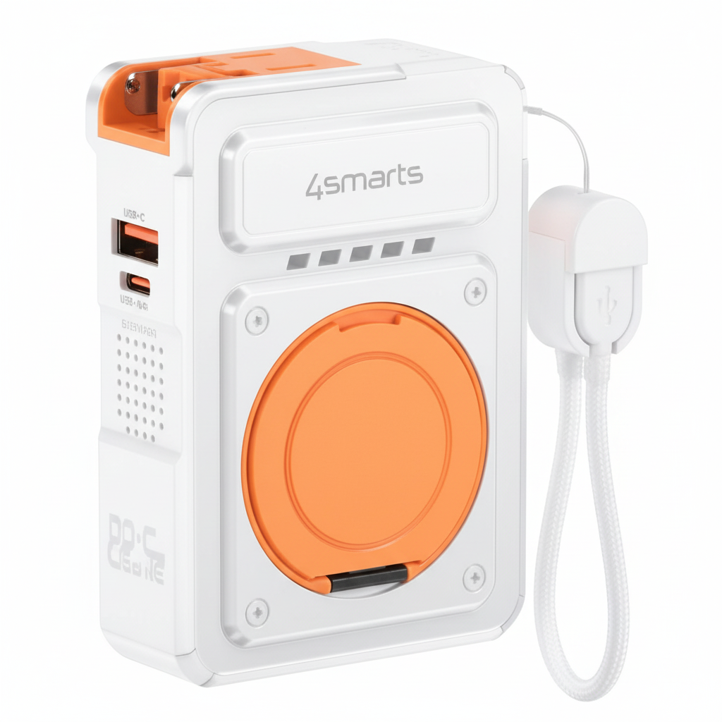 4smarts 6in1 Hybrid Charger – Detail Ports