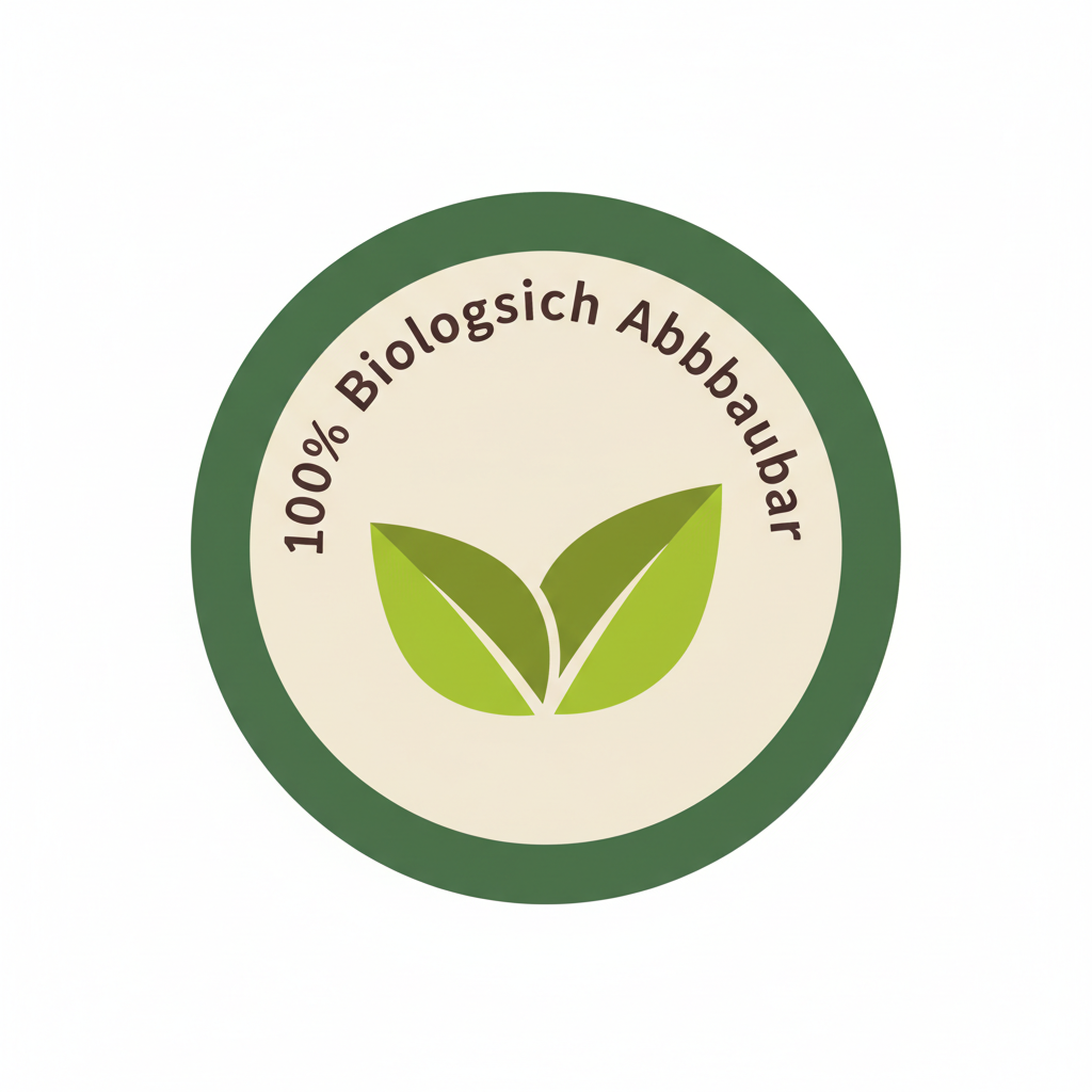 100% biologisch abbaubar Eco Badge anco Bioly Case