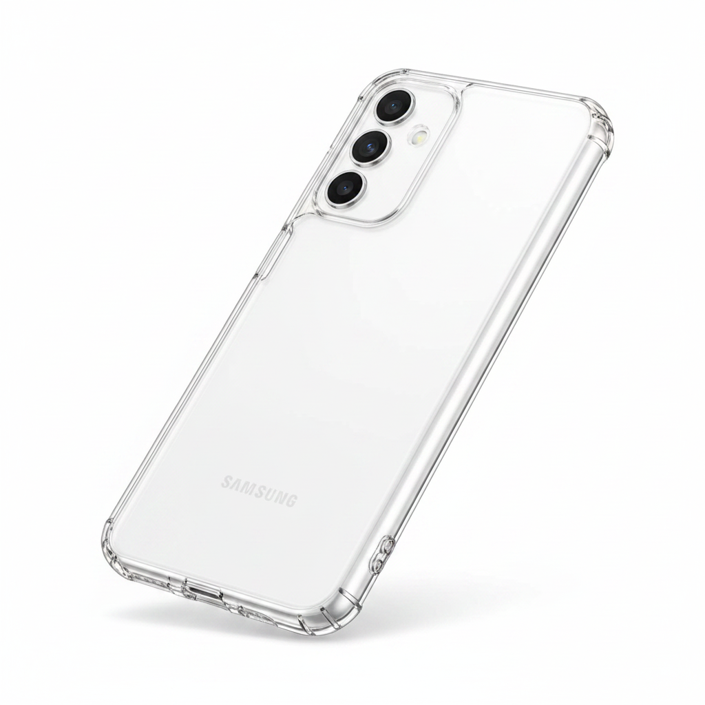Samsung Soft Clear Cover Galaxy A25 5G – Schrägansicht