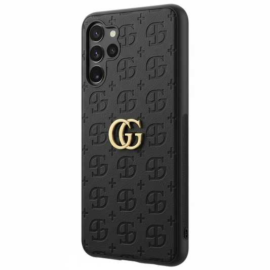 Hauptbild – Guess PU 4G Metal Logo Case Galaxy S25 Edge Schwarz