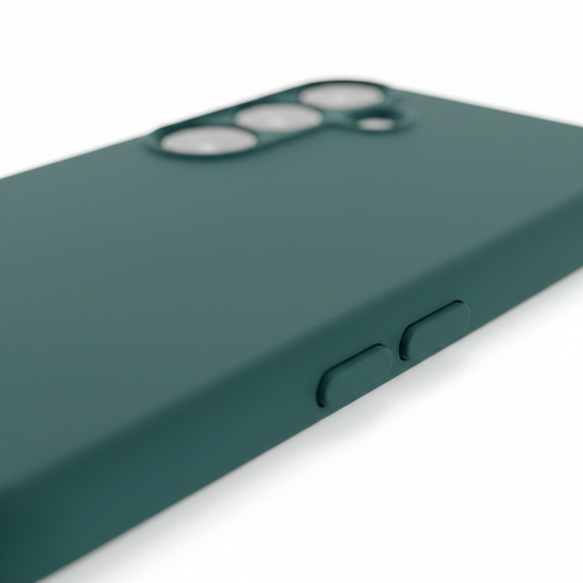 anco Slim TPU Case Samsung Galaxy S25+ – Detailbild matte Textur & Tastenausschnitt