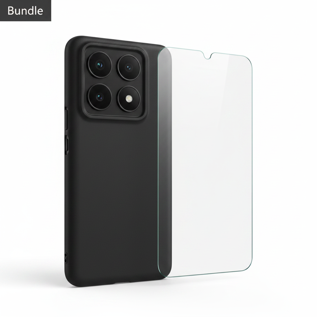 Dark Case Xiaomi 14T Pro Bundle mit Panzerglas