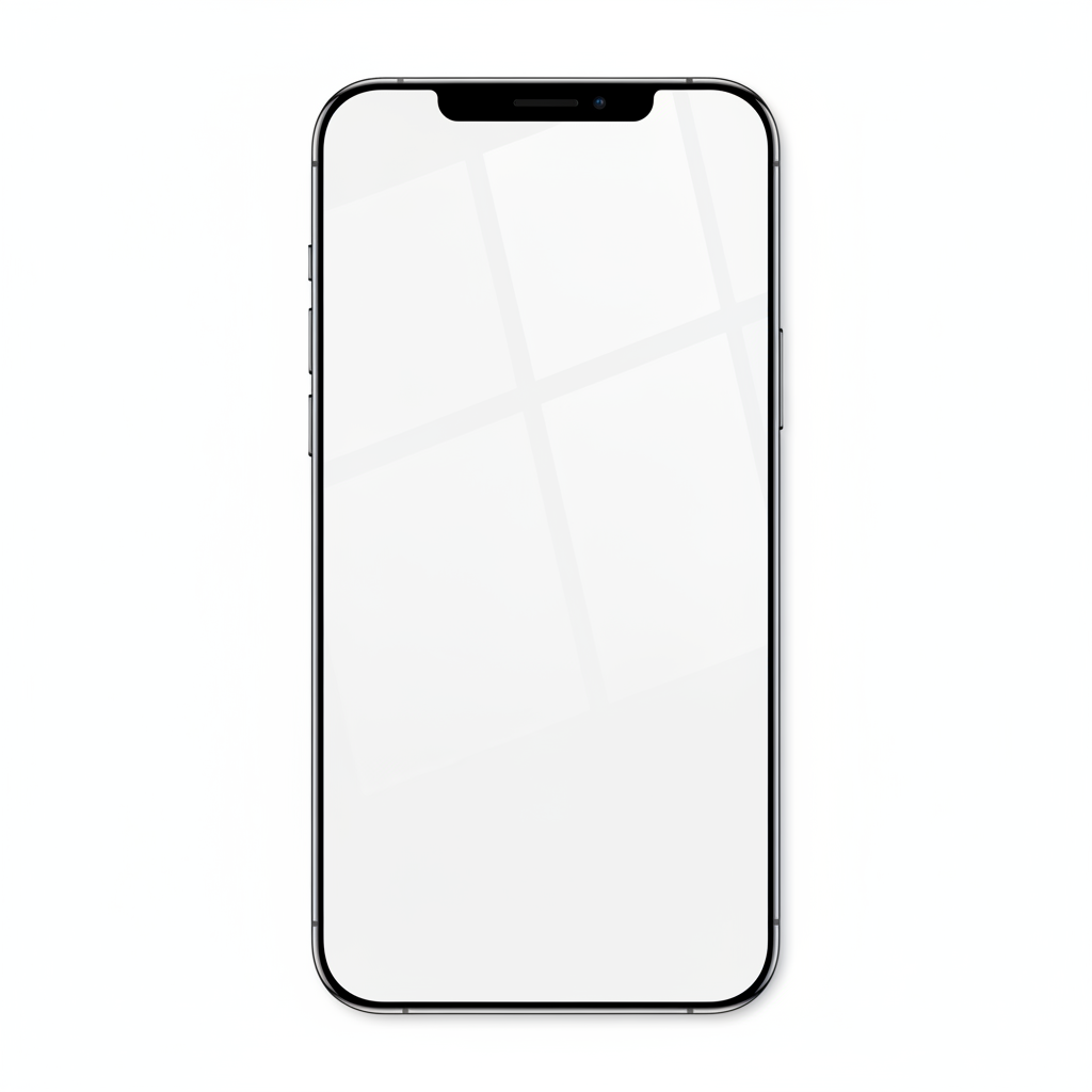 Nahaufnahme des Notch-Ausschnitts und der polierten Kanten des anco Fullscreen Panzerglas für iPhone 14 Plus