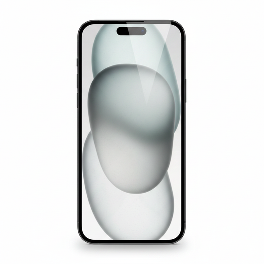 anco 9H Fullscreen Panzerglas Apple iPhone 15 – Hero Shot freigestellt