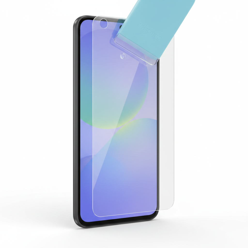 Samsung Displayschutzfolie Galaxy A36 5G – Montage mit Applikator