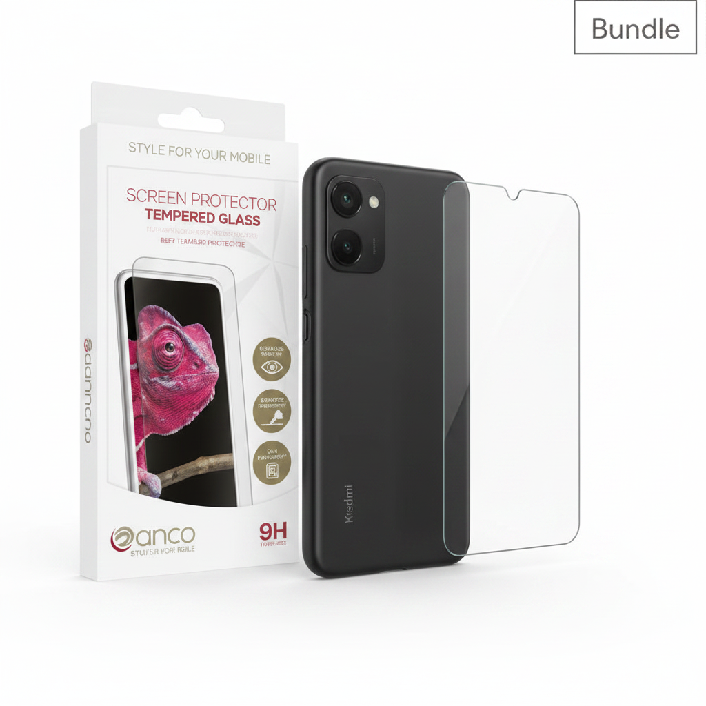 anco Panzerglas Redmi Note 14 Pro+ 5G Bundle mit TPU Case