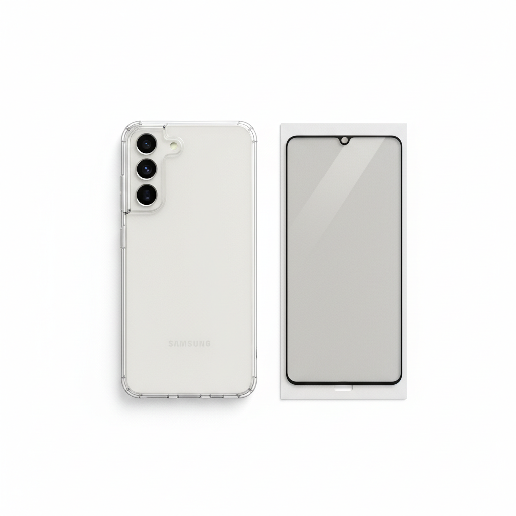 4smarts 360° Protection Set S26 – Flat Lay Bundle