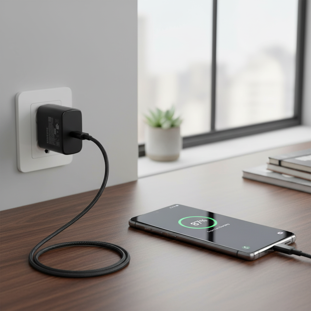 Samsung 45W Schnellladegerät USB-C – Lifestyle