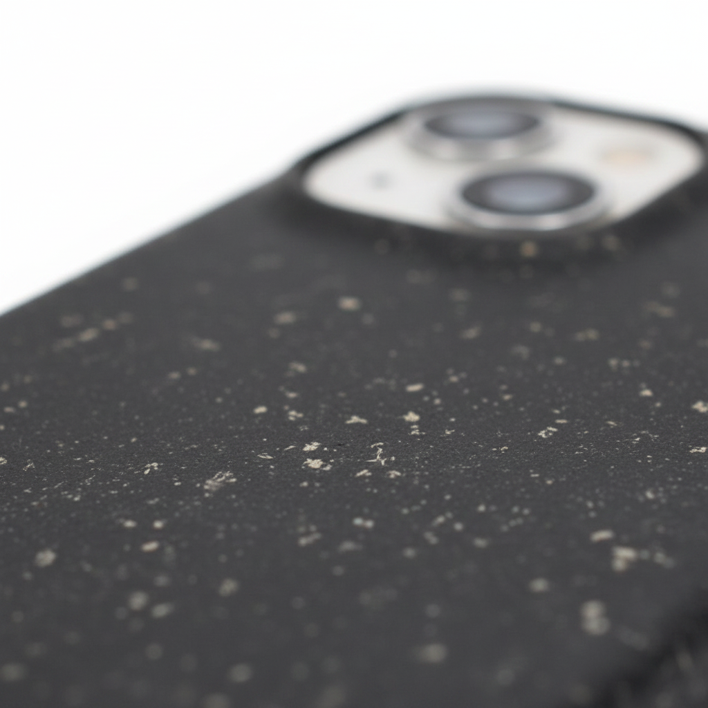 anco Bioly Case – Detailbild Bio-Material Textur