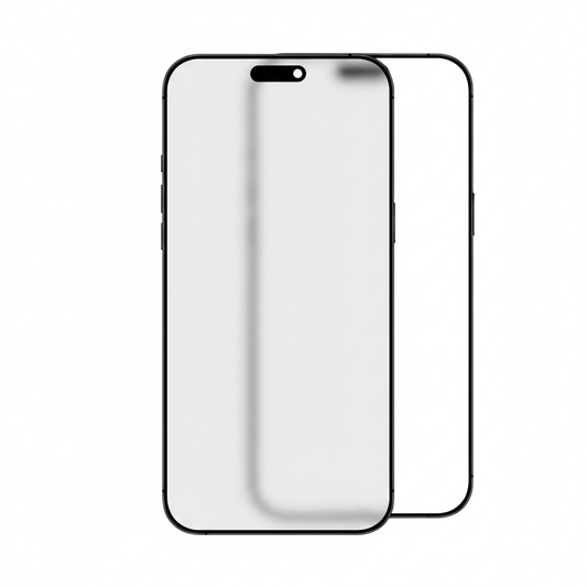 okkes Panzerglas 3D Matt iPhone 17 Pro Max – Glas Flat Lay