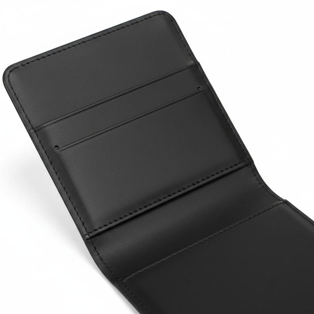 Samsung Wallet Flip Cover – Kartenfach und Innenfach Detail