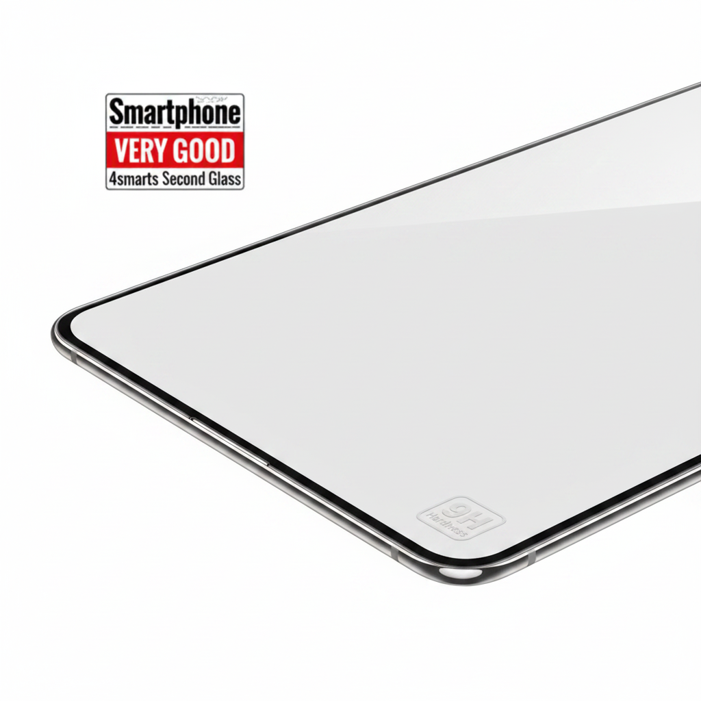 4smarts Second Glass S26+ – Detailansicht 9H Kante Anti-Fingerprint polierte Ecken