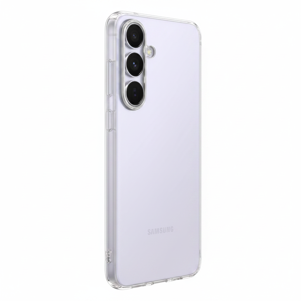 Samsung Clear Cover Galaxy S25 FE – Seitenansicht Slim-Profil