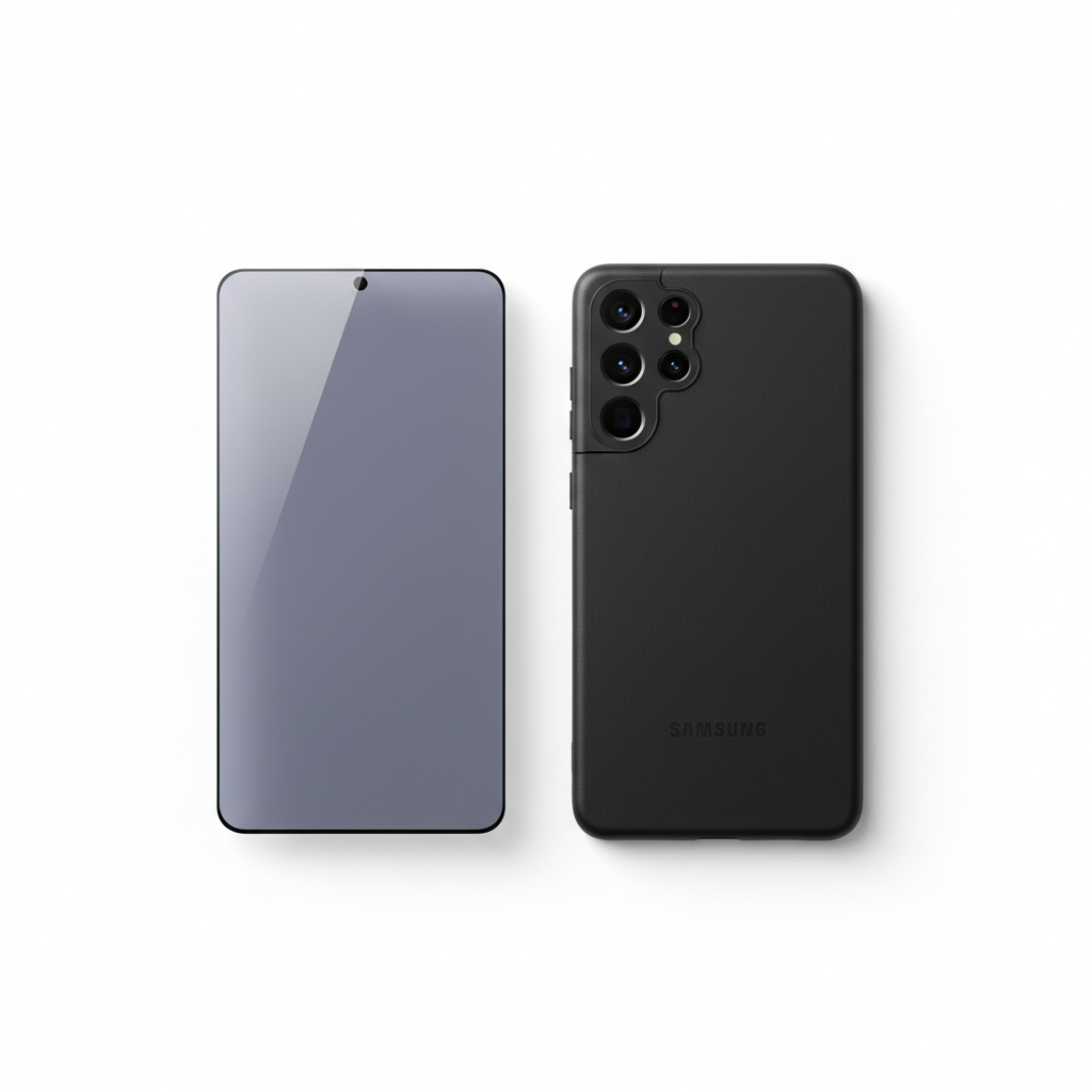 Bundle Samsung Galaxy S25 Ultra – anco Privacy Panzerglas und Hülle Set