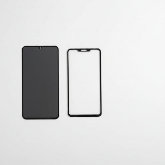 DISPLEX Privacy Glass Full Cover Samsung Galaxy S25 Edge – Flat Lay