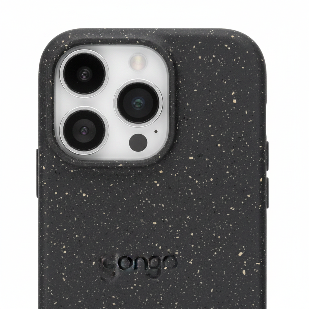 anco Bioly Case iPhone 14 Pro – Detailansicht Eco-Material Textur
