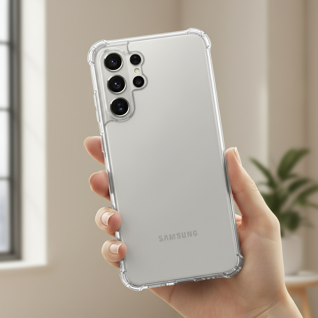 Samsung Galaxy S26 Plus Clear Case Anwendungsbild