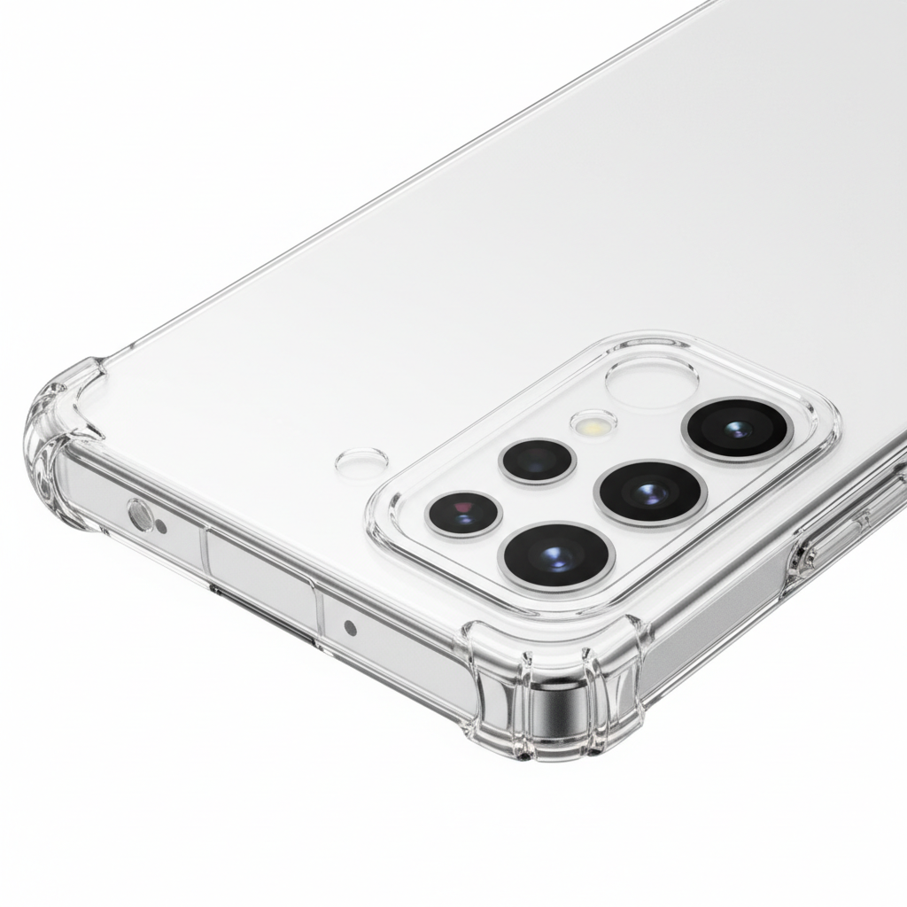 4smarts Hülle Galaxy S25 Ultra – Detailansicht verstärkte Ecken und Kameraausschnitt