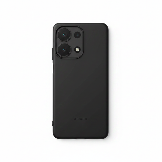 Xiaomi Original TPU Cover für Redmi Note 13 Pro 4G – Schwarz, Vorderansicht