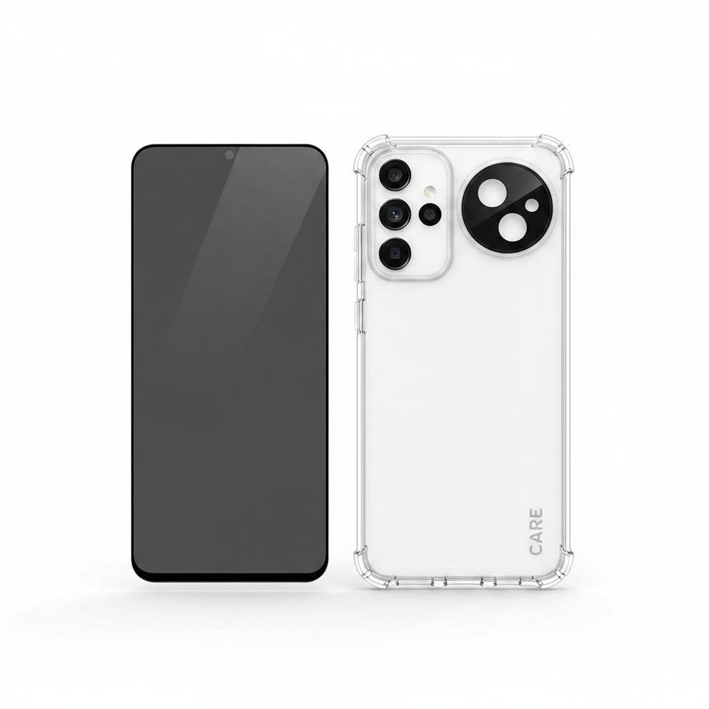 CARE 3-in-1 Bundle – Privacy Glas, Hülle & Kameraschutz für Samsung Galaxy A36 5G