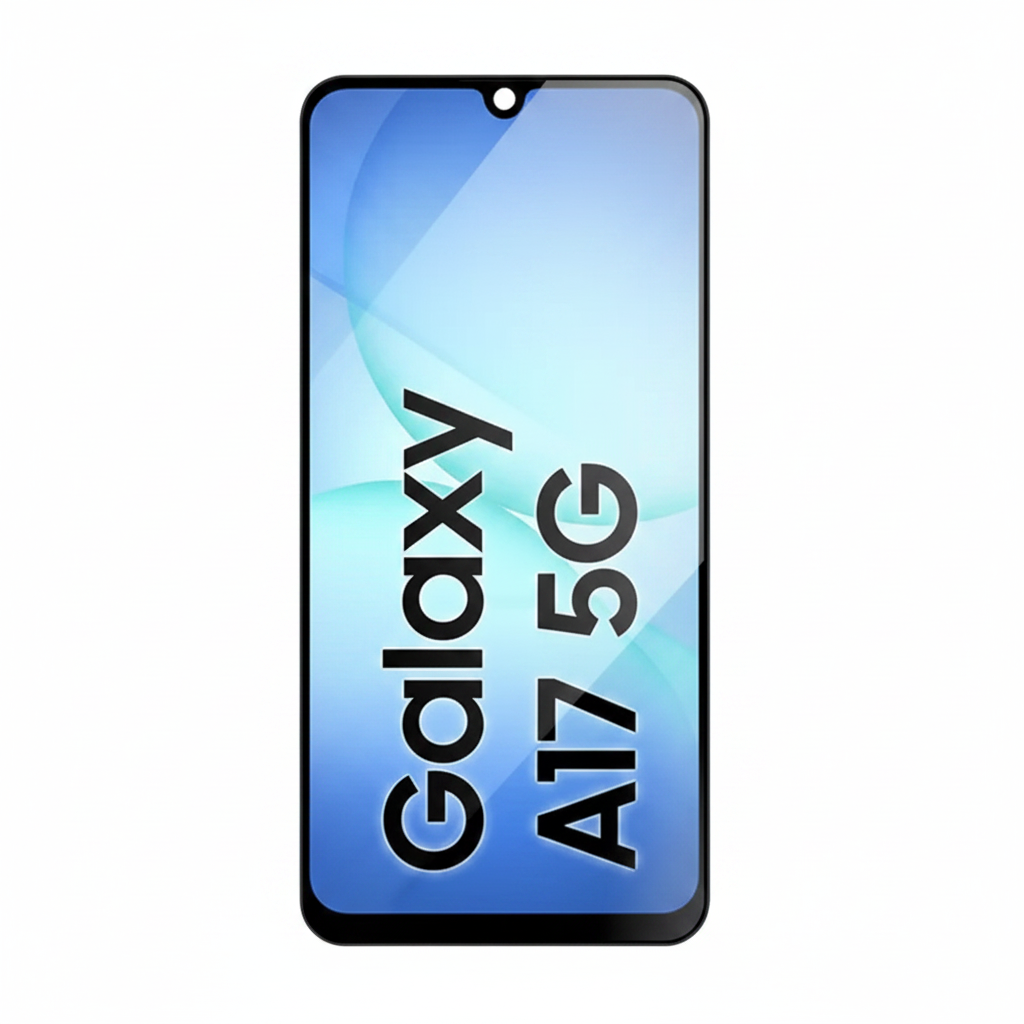 Panzerglas Samsung Galaxy A17 5G – Fullscreen Frontansicht ohne Verpackung