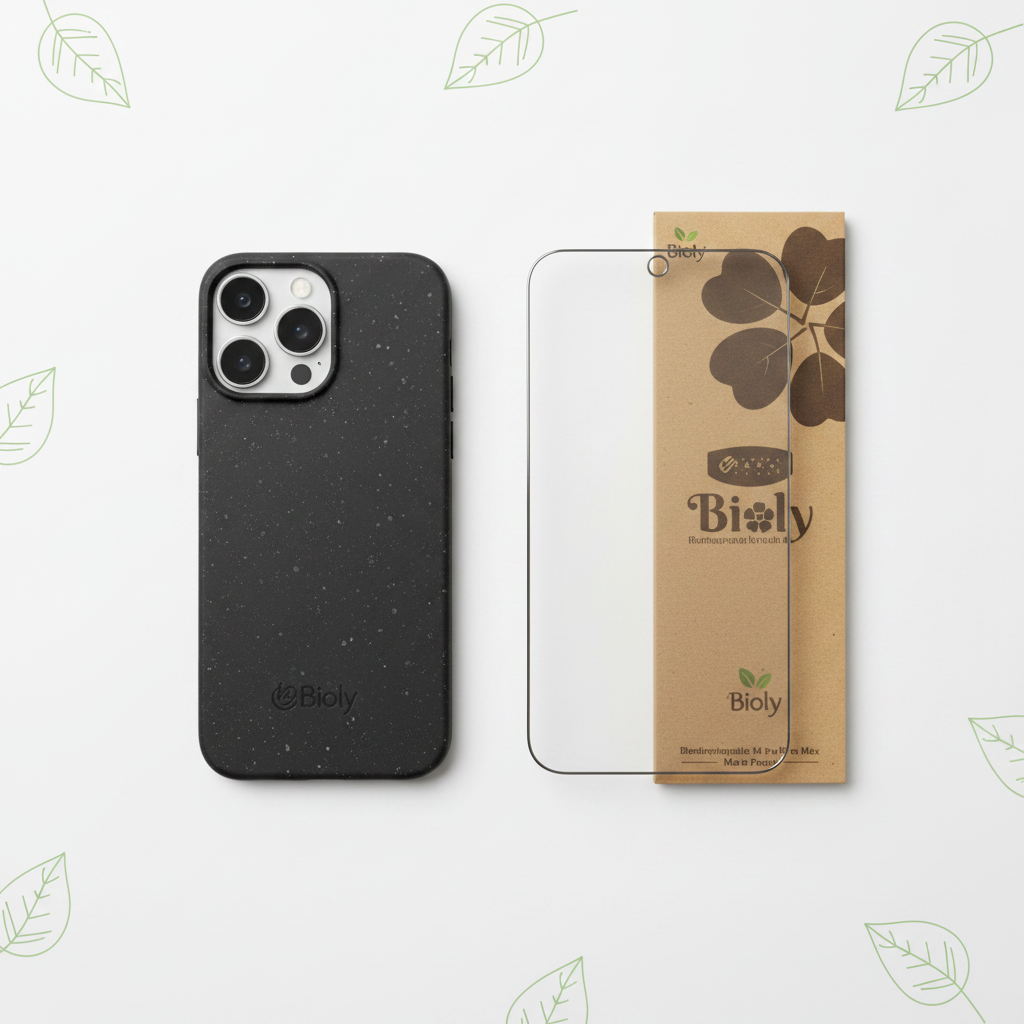 anco Bioly Case + Panzerglas Bundle iPhone 14 Pro Max
