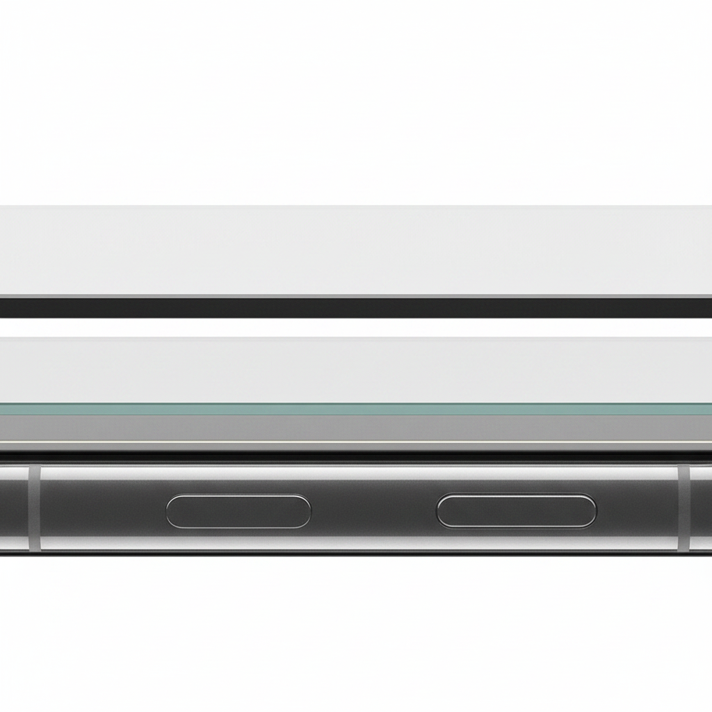 anco Hybrid Glass iPhone 14 Pro Max – Detailansicht Schichtaufbau