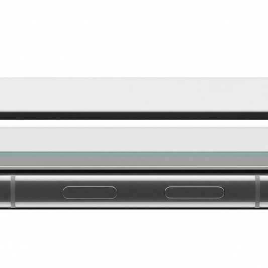anco Hybrid Glass iPhone 14 Pro Max – Detailansicht Schichtaufbau