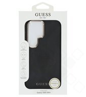 Guess 4G Perforated PU Leather Case für Samsung Galaxy S26 Ultra Schwarz