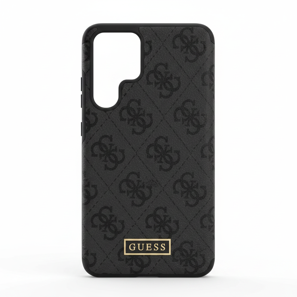 Guess 4G Charms Saffiano Case Galaxy S24 Ultra – Frontansicht