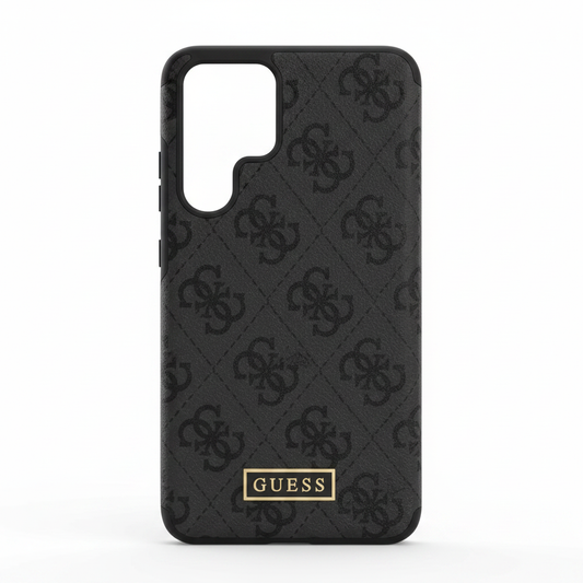 Guess 4G Charms Saffiano Case Galaxy S24 Ultra – Frontansicht