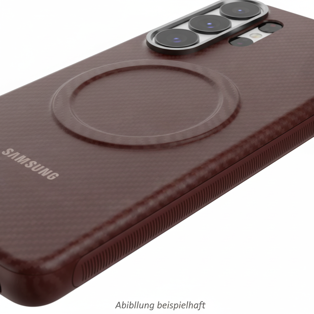 Detailbild – Carbon Textur & MagSafe Ring