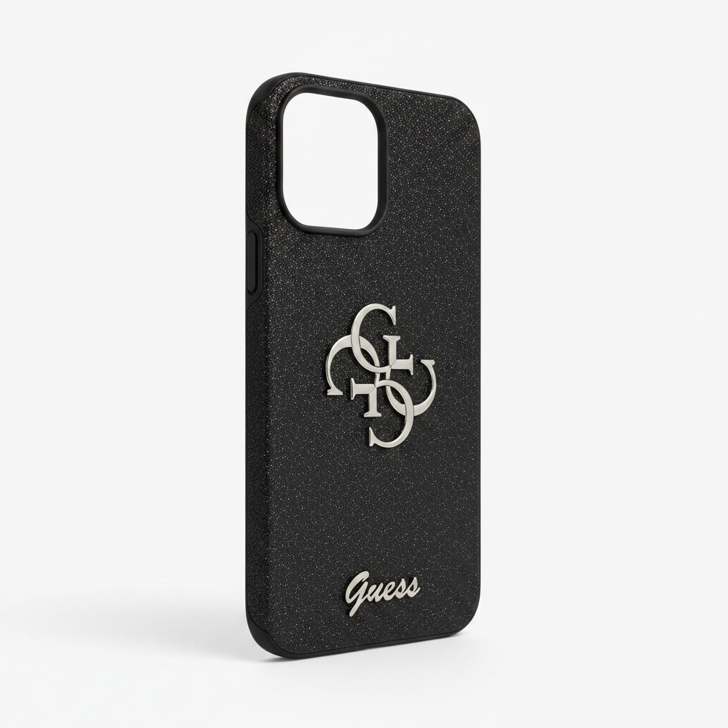 Guess 4G Glitter Case iPhone 16 Pro Max – Seitenansicht