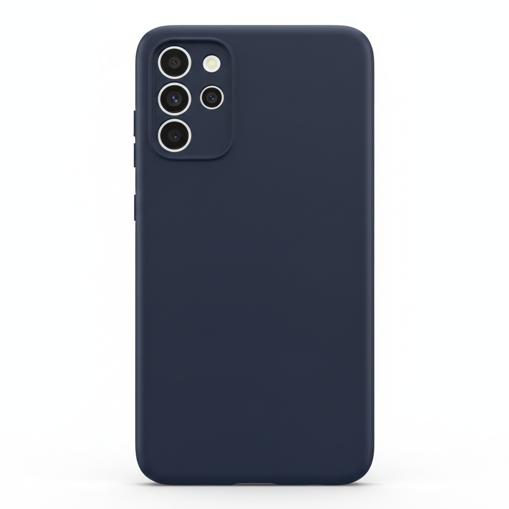 anco TPU Case Samsung Galaxy A35 5G Dunkelblau – Hauptbild weißer Hintergrund