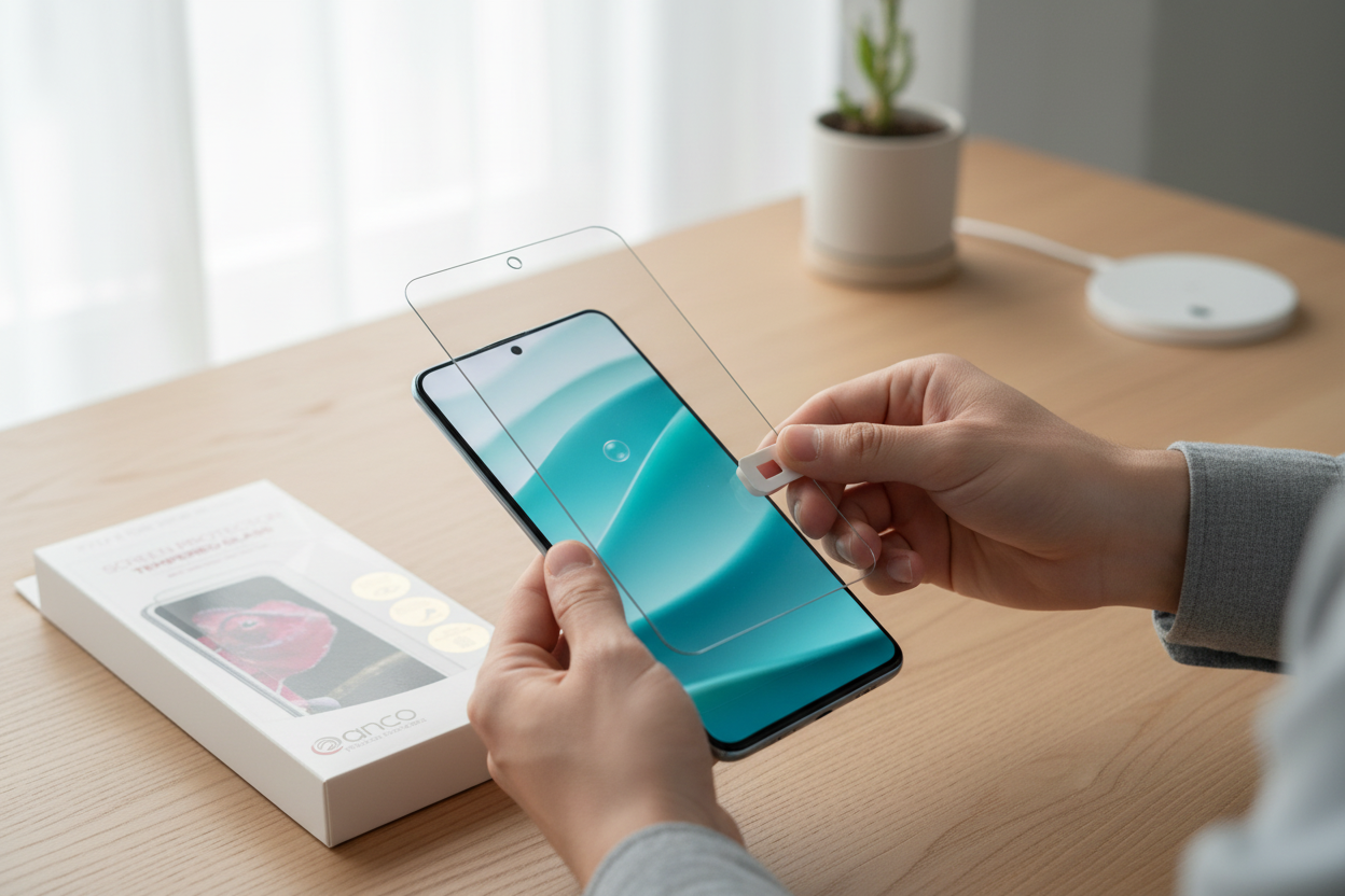 anco Panzerglas Redmi Note 14 Pro 5G – Lifestyle Montage