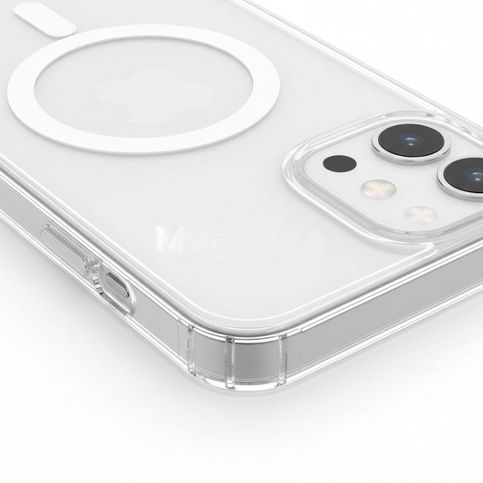 anco Magnetic Case iPhone 15 Plus – Detailansicht MagSafe-Ring und Eckschutz
