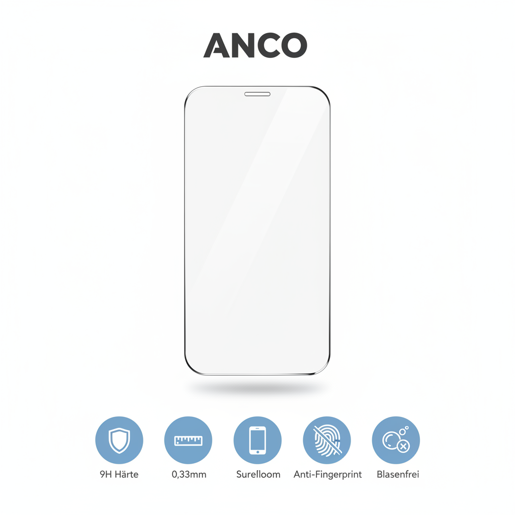 anco Tempered Glass – Features Infografik