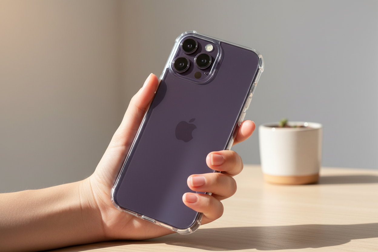 anco Protect Case iPhone 14 Pro Max – Lifestyle transparent