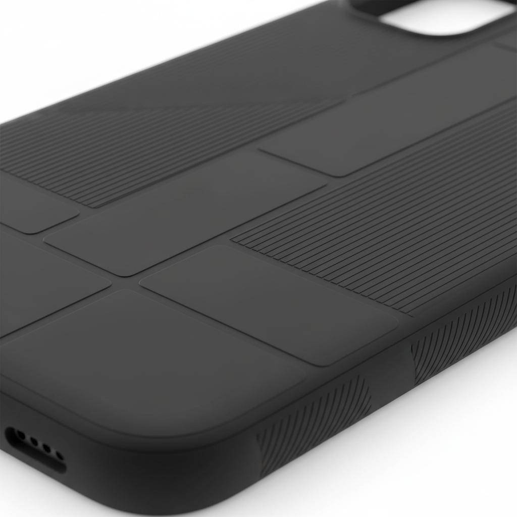 anco Dark Case Samsung Galaxy A57 5G Black – Detailansicht Textur