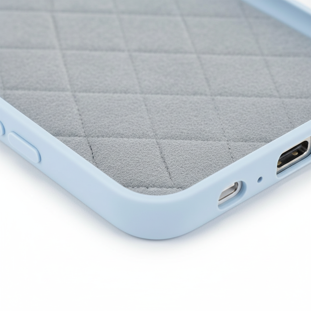 Samsung Silicone Cover – Mikrofaser-Innenseite & weiches Silikon Kante
