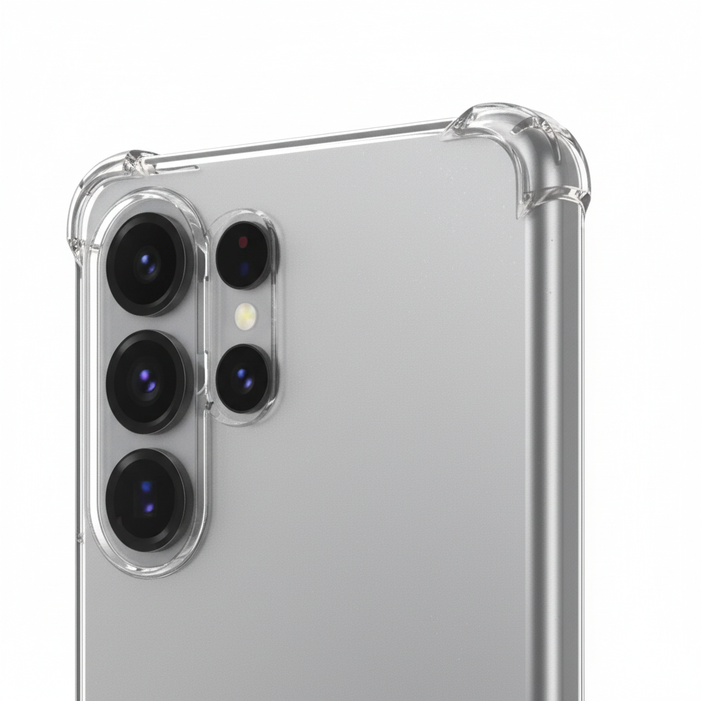 Google Pixel Hülle transparent Shockproof Detailbild Airbag-Ecken