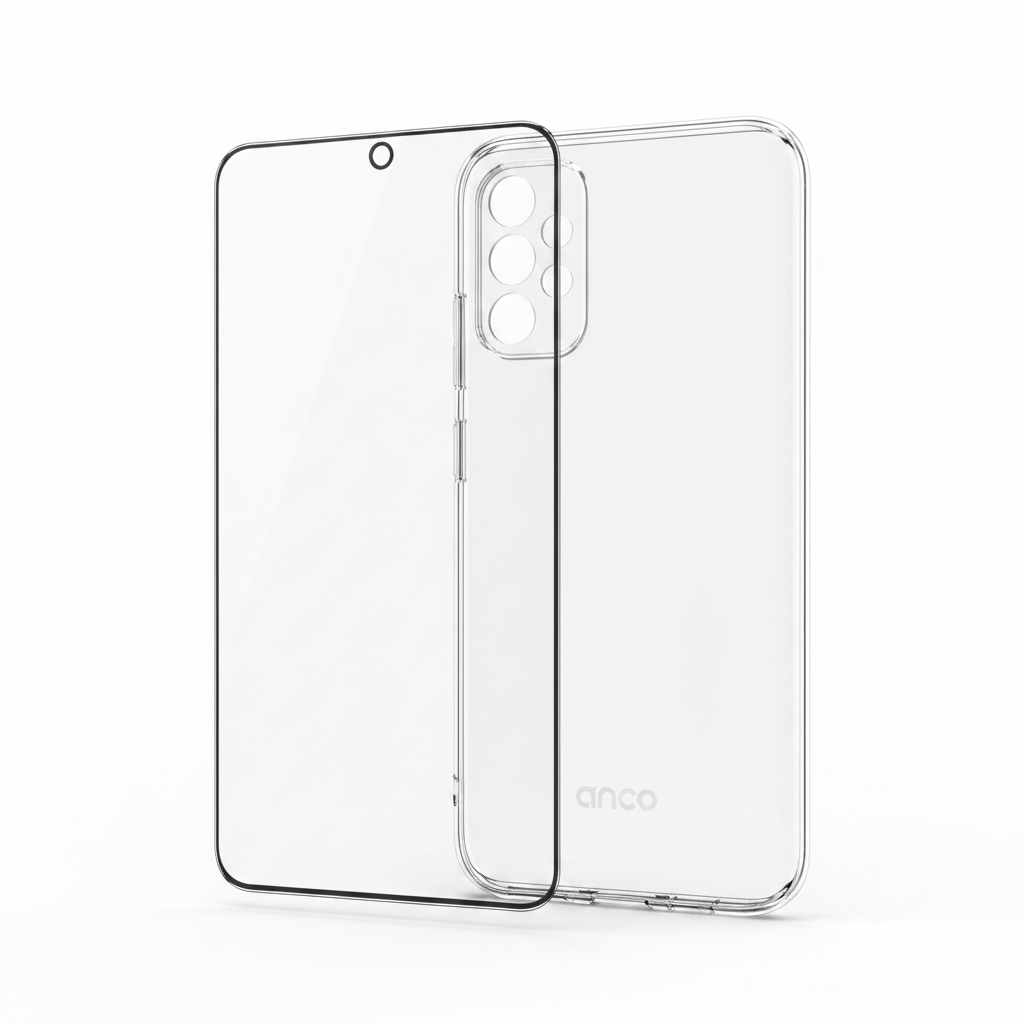 anco Panzerglas Galaxy A26 5G – Bundle mit Hülle