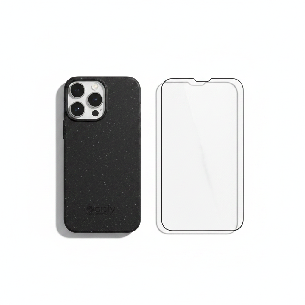 Bundle – anco Bioly Case + Panzerglas iPhone 15 Pro Max